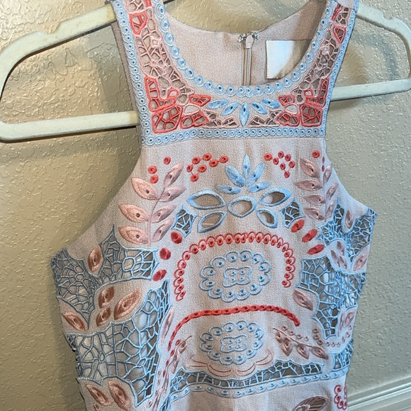 J.O.A. Lace Scalloped Hem Dress - Picture 3 of 10